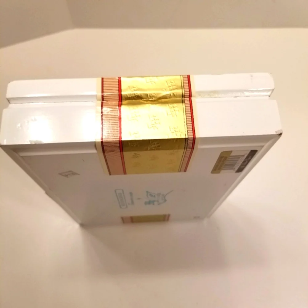My Father Cigars Le Bijou 1922 Torpedo Box Pressed EMPTY Collectible White Gold!